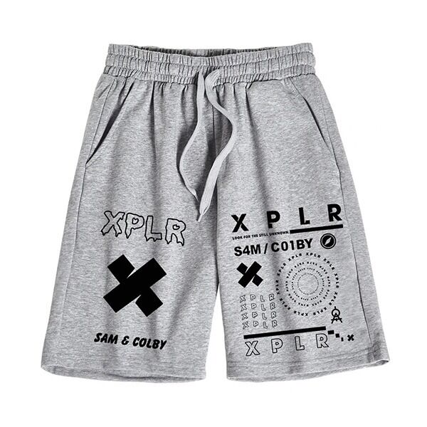 Sam-and-Colby-Chainlink-Grey-Shorts.jpg Sam and Colby Chainlink Grey Shorts