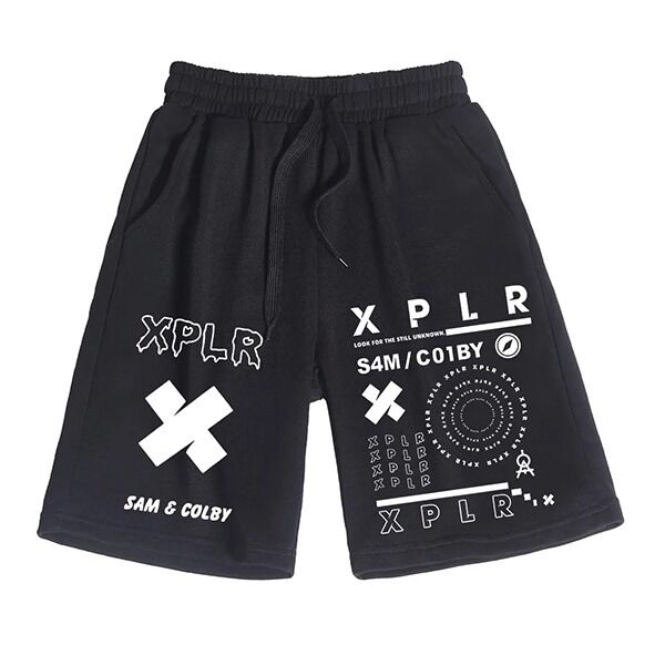 Sam-and-Colby-Chainlink-Shorts.jpg Sam and Colby Chainlink Black Shorts